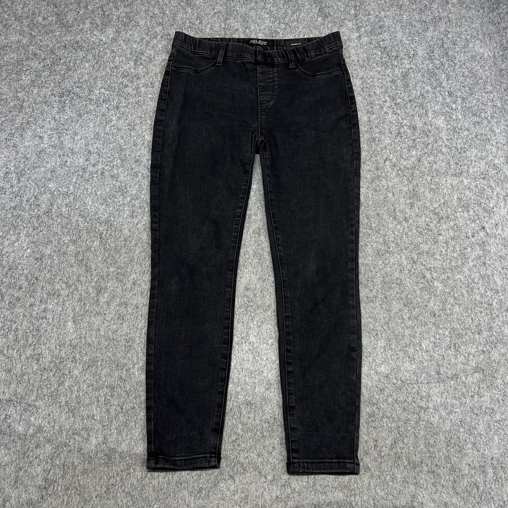 Judy Blue Jeans Womens 9 29 Black Dark Wash Midrise Skinny Stretch Denim Charcoa